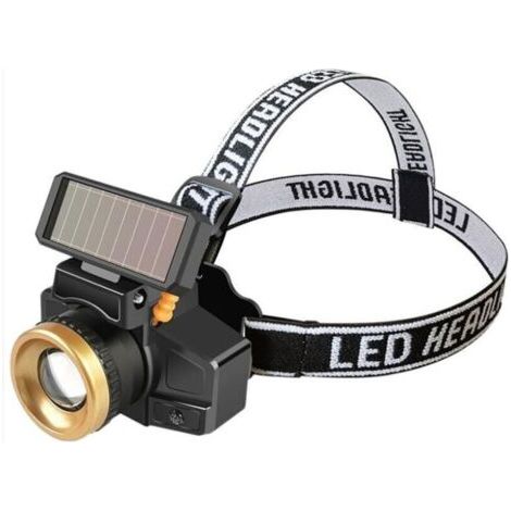 BUNTHAUS 1 pièce phare solaire LED extérieur étanche capteur de lumière pour camping randonnée course pêche (1/5)