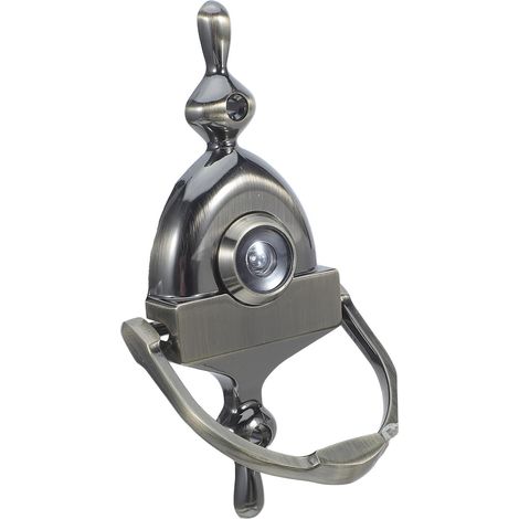 de porte en alliage de zinc avec judas vintage résistant à (1/5)