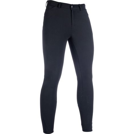 56 IT, Blu scuro 6900: Kopenhagen Modell Herren-Reithose mit Totalgriff (1/4)
