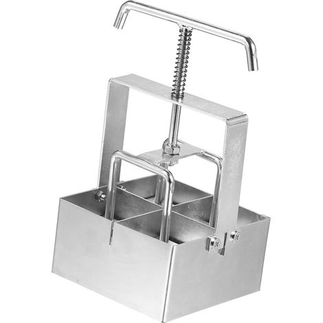 Bloqueur de sol portatif, outil de blocage de fabricant de blocs de 2 pouces avec plantoirs pour jardin, cultiver des semis et cultiver le sol (1/5)