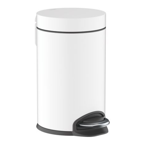 Hansgrohe AddStoris - Abfalleimer 3 l, Soft Close, weiß matt 41775700 (1/5)