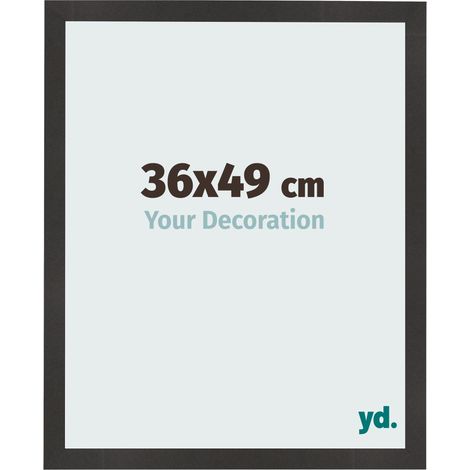 yd. - Cadre photo 36x49 - Noir Mat - MDF - Bologna