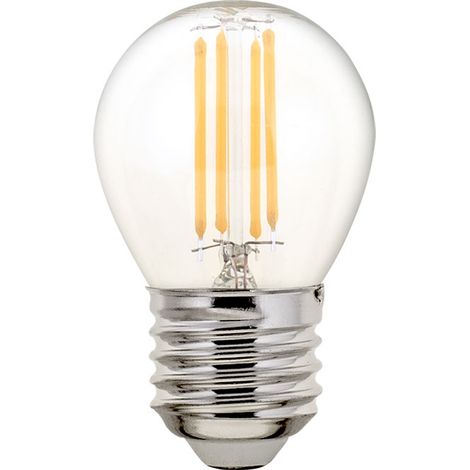 Glühbirne e27 (dick) sphärisch klassisch led 4w 2700k 470lm klar-a++