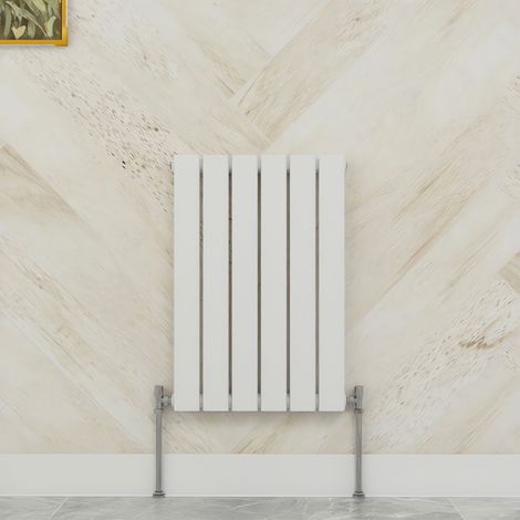SKY Bathroom 600x408mm Single White Horizontal Flat Panel Radiator Designer Central Heating Radiator (1/5)
