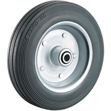 RUOTA PER CARRELLI ø mm 100 - foro ø mm 8 - capacità kg 70