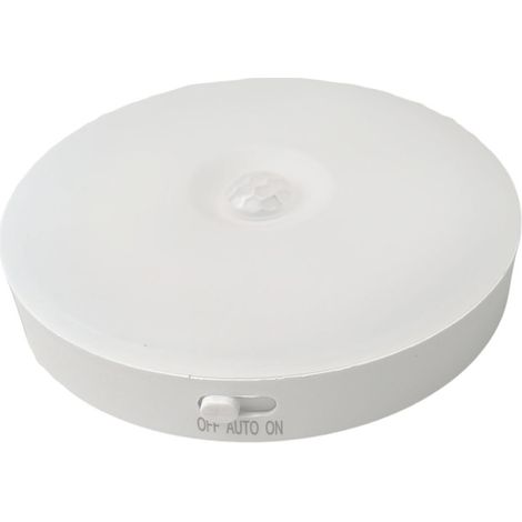 Veilleuse murale à détecteur de mouvement, LED rechargeable USB, lumière blanche (1 pièce) (1/5)