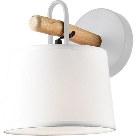 Aplique de pared modelo Arolas acabado blanco 22 cm(alto) 17 cm(ancho) 21 cm(largo) (1/2)