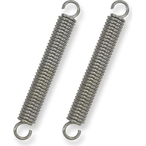 Traction Spring 90 mm Tension Springs with Hooks Stainless Steel Springs Wire Diameter 2 mm Outer Diameter 12 mm Force 12 kg (1/2)