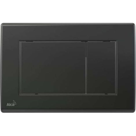 Alca Basic - Pulsador de descarga, negro mate M278 (1/3)