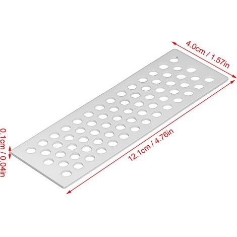 2-teilige Aluminium-Sandbretter für 1/10 RC Crawler, Bergungsrampenwerkzeug (Silber) (1/5)