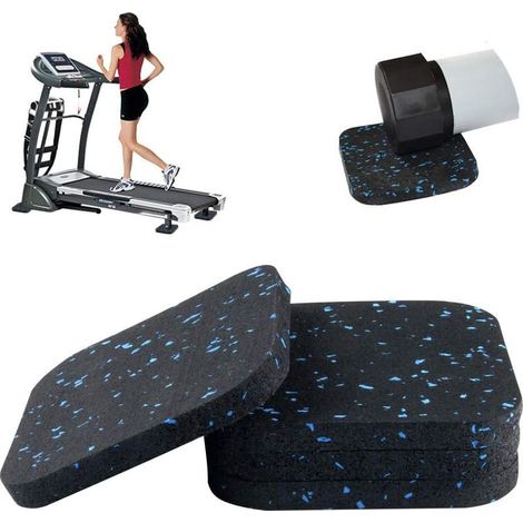 Tapis de course Tapis d'équipement d'exercice avec caoutchouc haute densité pour sols en bois dur et protection des tapis (1/5)