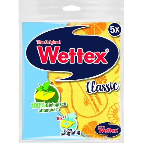 Vileda Wettex Classic, trockenes Schwammtuch Zubehör Reinigung
