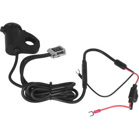 Chargeur de téléphone portable pour véhicules électriques et motos, affichage numérique de la tension, chargeur double USB QC3.0 avec interrupteur en alliage d'aluminium. (1/5)