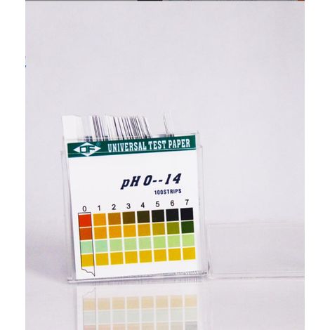 Bandelettes de test de pH universelles, gamme complète de pH-mètre, 0-14PH et pH acide alcalin corporel, 2 boîtes, 200 bandelettes au total (1/2)