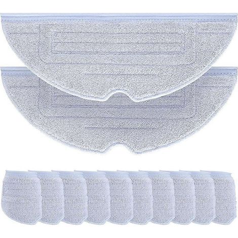 Lot de 12 lingettes de nettoyage pour aspirateurs robots Xiaomi Roborock séries S7, S7+, S7 MaxV, S7 MaxV Plus, S7 MaxV Ultra et Q7 Max+. (1/4)