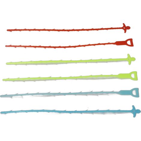 Outil de nettoyage de canalisations en 6 pièces, robuste, souple et polyvalent, idéal pour déboucher les éviers et les toilettes.