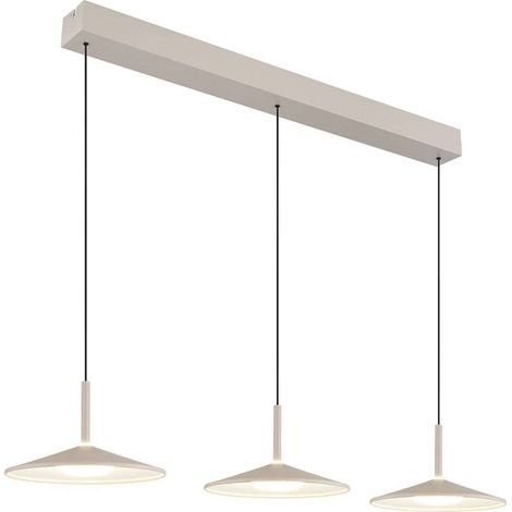 Suspension 3 lumières Lampone Design brun sable - 15635SA-3H (1/3)