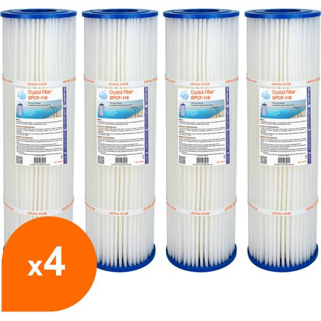 Filtre SPCF-118 - Crystal Filter® - Compatible Pentair® QUAD DE 60 (lot de 4) - Cartouche filtre piscine (1/5)