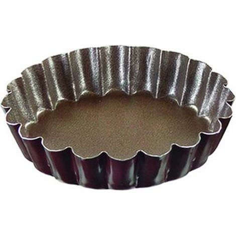 Gobel - Tartelette ronde cannelée fond fixe 10 cm