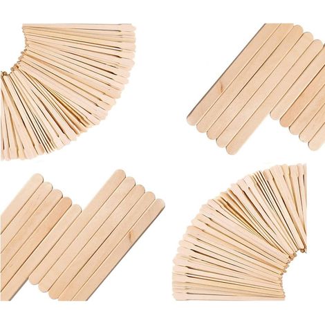 250pcs Spatules à Cires,Spatules Épilation en Bois,Spatule Cire Chaude,Spatule Application Cire Chaude, Spatule Jetable, Bâtonnets en Bois,Bâtons De Cire Baton Epilatoire Jetable,Bâton Epilation Cire (1/5)