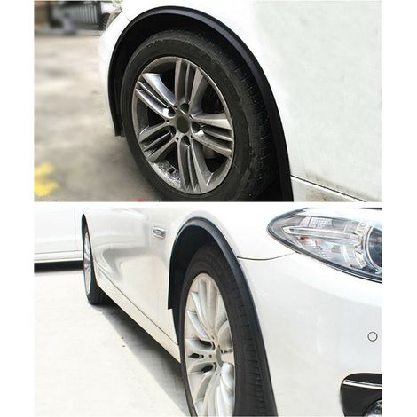 Extension de passage de roue 2 pièces 1,5m, moulure pare-chocs, liseré auto, bordure adhésive, garniture extérieure, bande de protection, style en relief. (1/5)