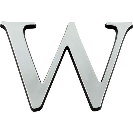 Lettre W Argent Hauteur 60mm - 4623153 (1/2)