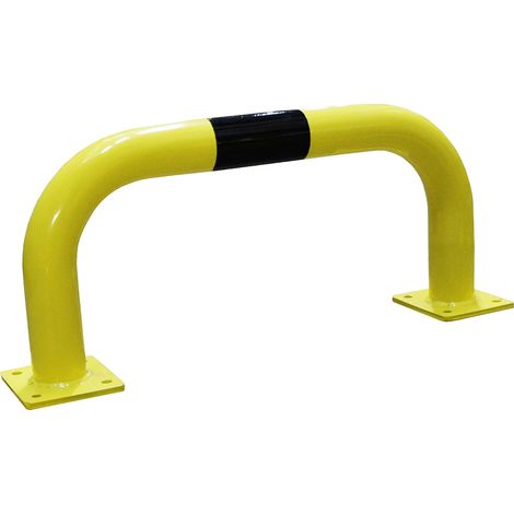 Barrière sécurité RS PRO Noir/Jaune en Acier Haut. 350 mm Haut. 350mm ( Prix pour 1 ) (1/2)