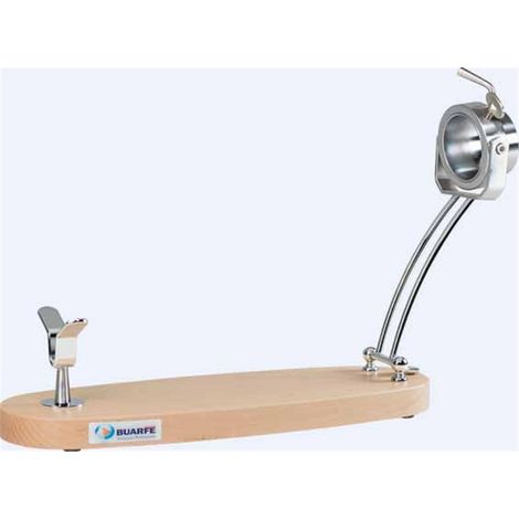 Support à jambon Jabugo pliant en acier inoxydable naturel Réf 1083