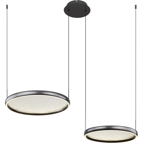 Globo - lámpara colgante - BRIGGS - negro - metal - lámpara de (1/5)
