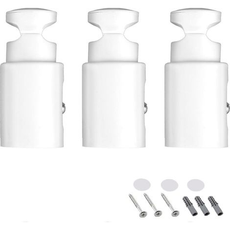 Support de montage de radiateur de salle de bain, Support de montage pour radiateur sèche-serviettes,3 paquets (1/4)