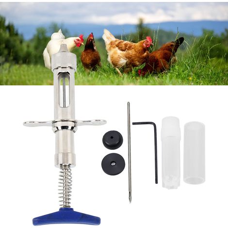 seringue de type 132, inoculateur automatique pour volailles, aiguille pour la variole aviaire (1/5)