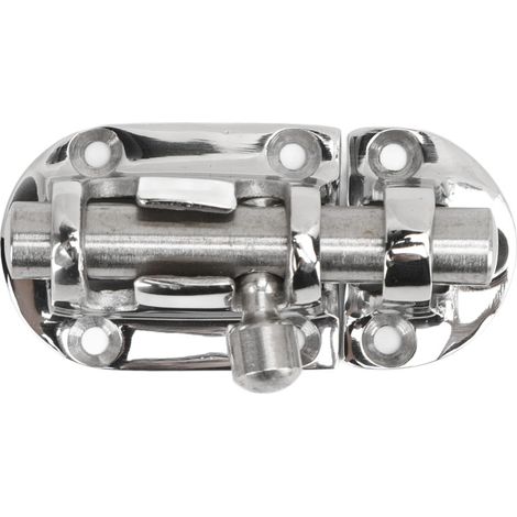 Chiusura a scatto robusta per baule di imbarcazioni, realizzata in acciaio inossidabile 316 lucidato, resistente agli urti, per finestre, porte, portelli, armadi, 2 3/8 pollici (1/5)