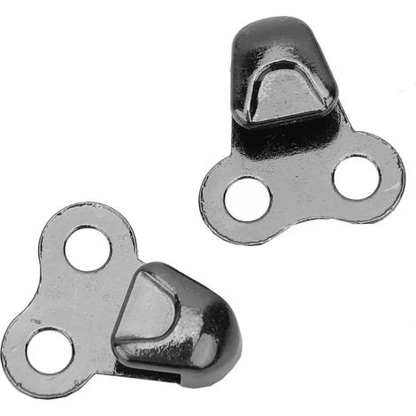 Alloy Boot Lace Hooks with Rivets (1/5)
