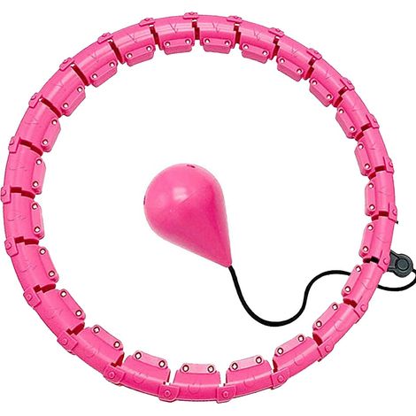 Ceinture de Massage Pilates Anneau Intelligent Ajustable Détachable avec Poids, Cercle de Fitness pour Perte de Poids, Entraînement Corporel, Équipement de Gymnastique à Domicile (1/5)