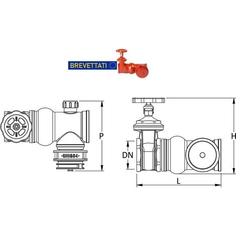 ART. 205/D Gruppo attacco per autopompa di mandata UNI 10779 ALL IN ONE 2961CV.205