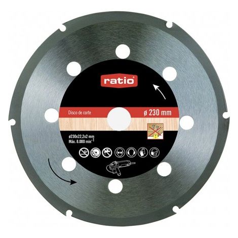 DISCO CORTE P/MADERA 230X2,0X22,2 RATIO - EHLIS (1/5)