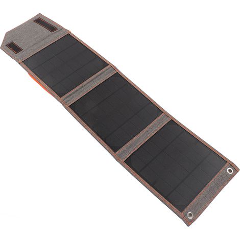 15W 5V monokristallines Silizium Faltbares Solarladegerät, tragbar, USB, ideal für Camping und Wandern. (1/5)
