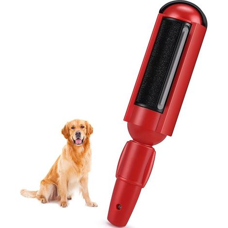 Brosse d'épilation pour chien, brosse pour animaux de compagnie, rouleau d'épilation pour chat, épilateur pour poils d'animaux, peut également être utilisée pour nettoyer la laine des li (1/5)