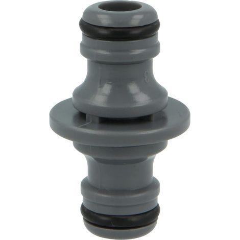 Connettore per tubi - Raccordo rapido - Facile da usare Connessione sicura di 2 tubi - Non specificato - Plastica ABS - Grigio (1/3)