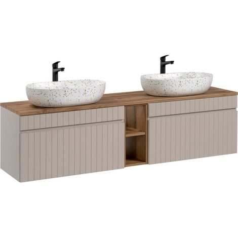 Meubles sous vasques + 1 élément - 180 cm - Emblematic Cashmere - Livraison gratuite