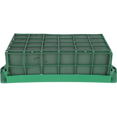 Cage à fleurs rectangulaire en mousse florale pour décoration de fête mariage (1/5)