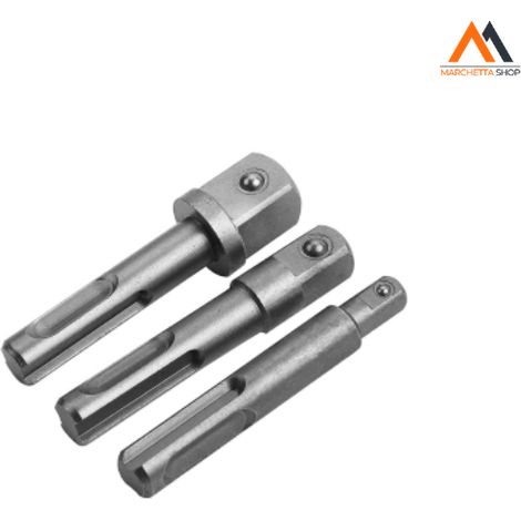 SET 3PZ ADATTATORI SDS-PLUS