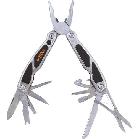 Multitool Boxer 32100 LED Licht Schutzetui Edelstahl (1/3)