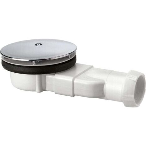 FENOPLASTICABonde de douche extra-plate Dôme ABS – Hauteur 40 mm – Débit 24 l/min – Accès facile pour nettoyage – Sortie à compression ou à coller - 726213002 (1/4)