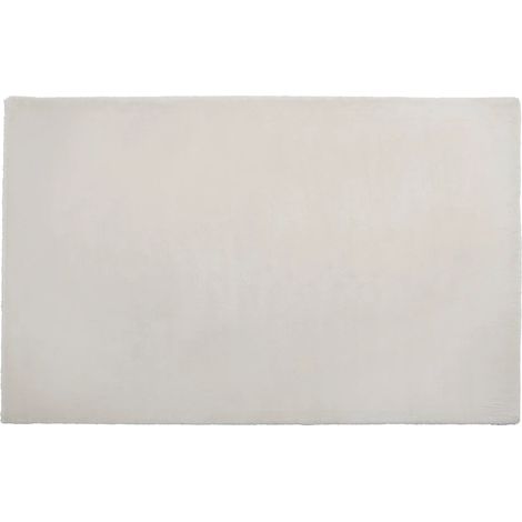 Tappeto shaggy a pelo lungo effetto pelliccia 200 x 290 cm Beige - BUNNY (1/5)