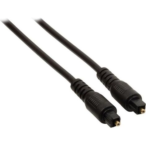 Câble optique - VSHOP - Toslink OR - 1.8 m - Connexion audio numérique - Plaqué or (1/4)