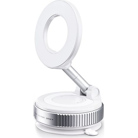 Support Téléphone Voiture Ventouse - Vide Renforcé, Rotation 360°, Compatible 4.7-6.9" - Pour Tableau Bord Cuir, Pare-Brise, Surface Lisse - Alliage Zinc et Plastique (1/5)