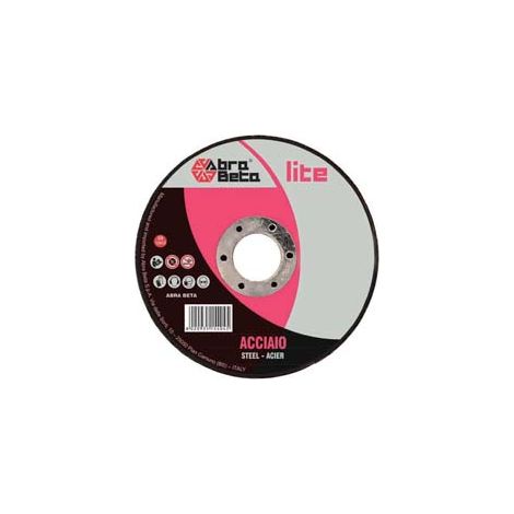 DISCO TAGLIO SOTTILE PER ACCIAIO- - ø mm.230x2,0 foro 22,2 da taglio per acciaio - 1 pezzi ABRABETA
