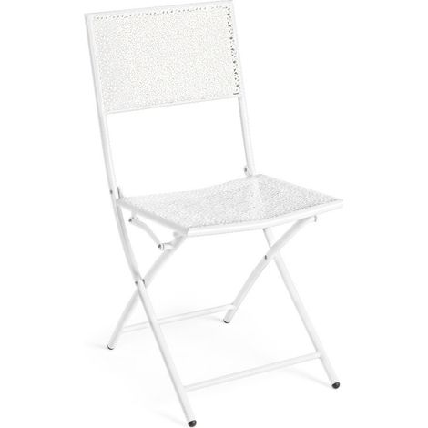 Sedia Pieghevole Wendy Colore Bianco Bizzotto