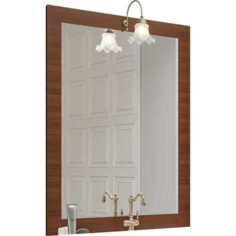 MOBILE DA BAGNO MICHELA 85 ARTE POVERA Specchiera 80 cm